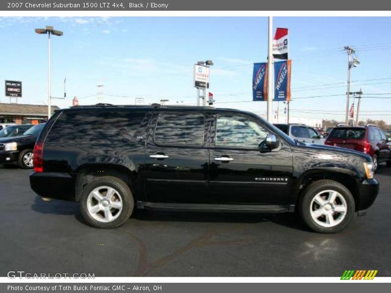 Black / Ebony 2007 Chevrolet Suburban 1500 LTZ 4x4