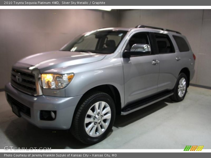 Silver Sky Metallic / Graphite 2010 Toyota Sequoia Platinum 4WD