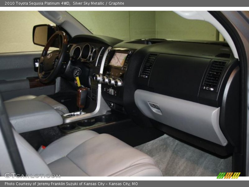 Silver Sky Metallic / Graphite 2010 Toyota Sequoia Platinum 4WD
