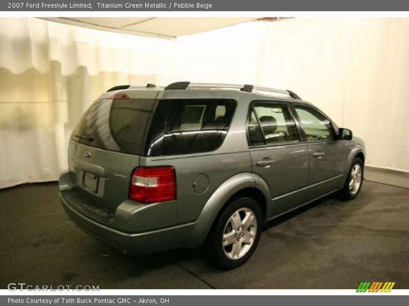 Titanium Green Metallic / Pebble Beige 2007 Ford Freestyle Limited