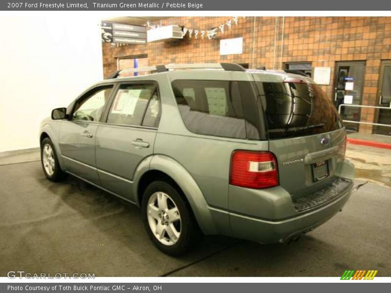 Titanium Green Metallic / Pebble Beige 2007 Ford Freestyle Limited