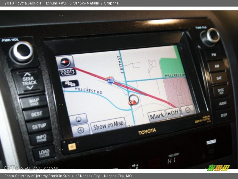 Silver Sky Metallic / Graphite 2010 Toyota Sequoia Platinum 4WD