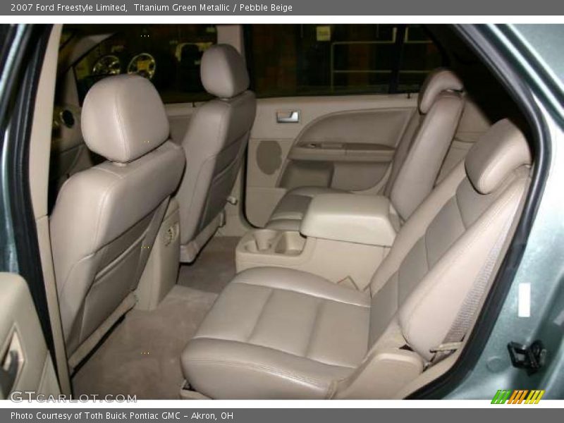 Titanium Green Metallic / Pebble Beige 2007 Ford Freestyle Limited