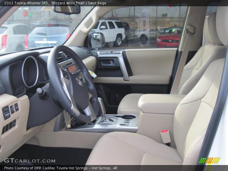 Blizzard White Pearl / Sand Beige 2011 Toyota 4Runner SR5