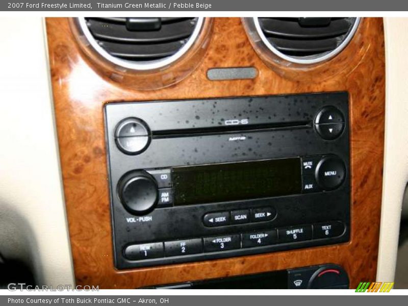 Titanium Green Metallic / Pebble Beige 2007 Ford Freestyle Limited