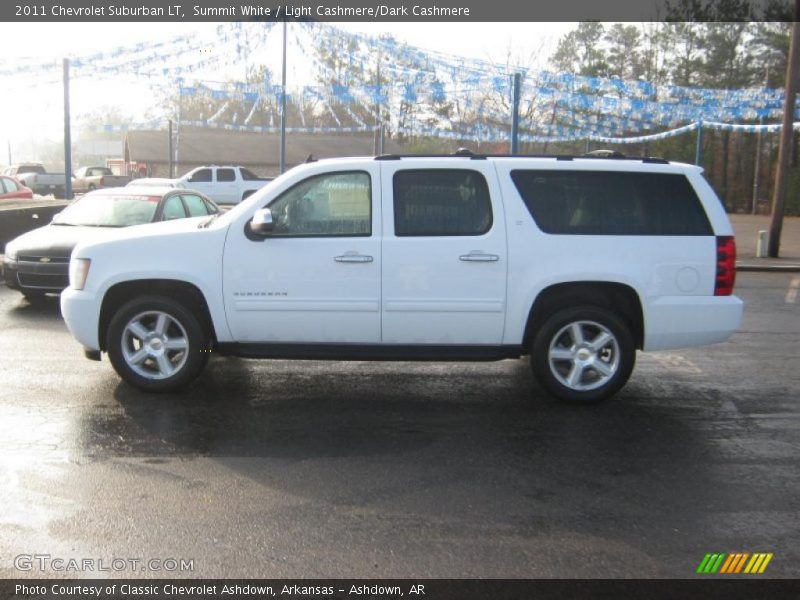 Summit White / Light Cashmere/Dark Cashmere 2011 Chevrolet Suburban LT