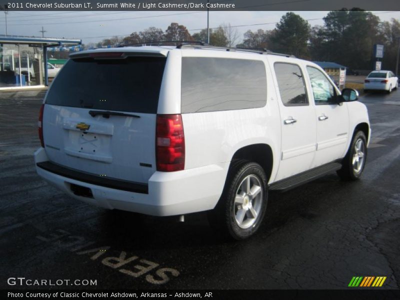 Summit White / Light Cashmere/Dark Cashmere 2011 Chevrolet Suburban LT