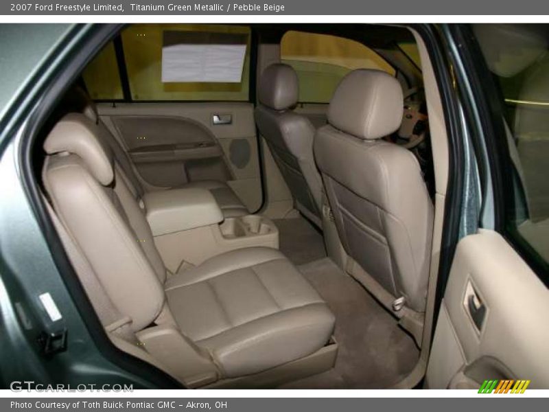 Titanium Green Metallic / Pebble Beige 2007 Ford Freestyle Limited
