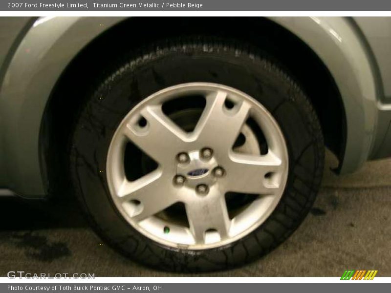 Titanium Green Metallic / Pebble Beige 2007 Ford Freestyle Limited
