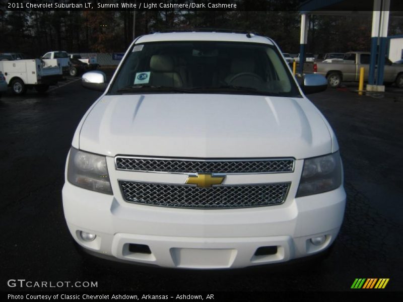 Summit White / Light Cashmere/Dark Cashmere 2011 Chevrolet Suburban LT