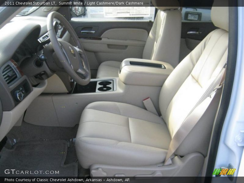 Summit White / Light Cashmere/Dark Cashmere 2011 Chevrolet Suburban LT