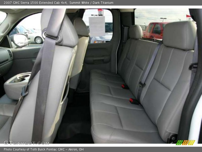 Summit White / Dark Titanium 2007 GMC Sierra 1500 Extended Cab 4x4