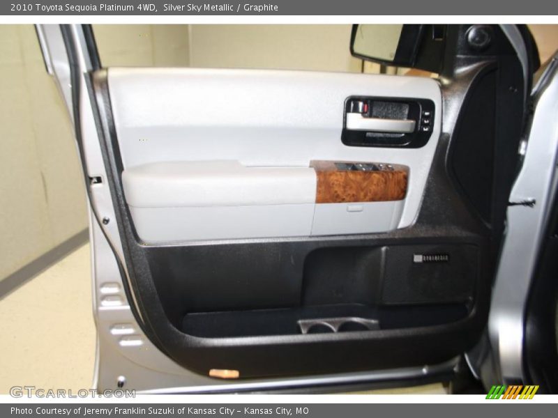 Silver Sky Metallic / Graphite 2010 Toyota Sequoia Platinum 4WD