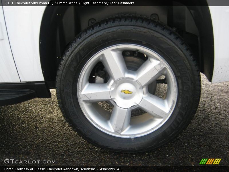Summit White / Light Cashmere/Dark Cashmere 2011 Chevrolet Suburban LT