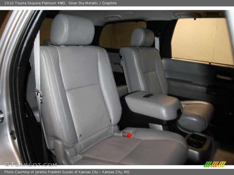 Silver Sky Metallic / Graphite 2010 Toyota Sequoia Platinum 4WD