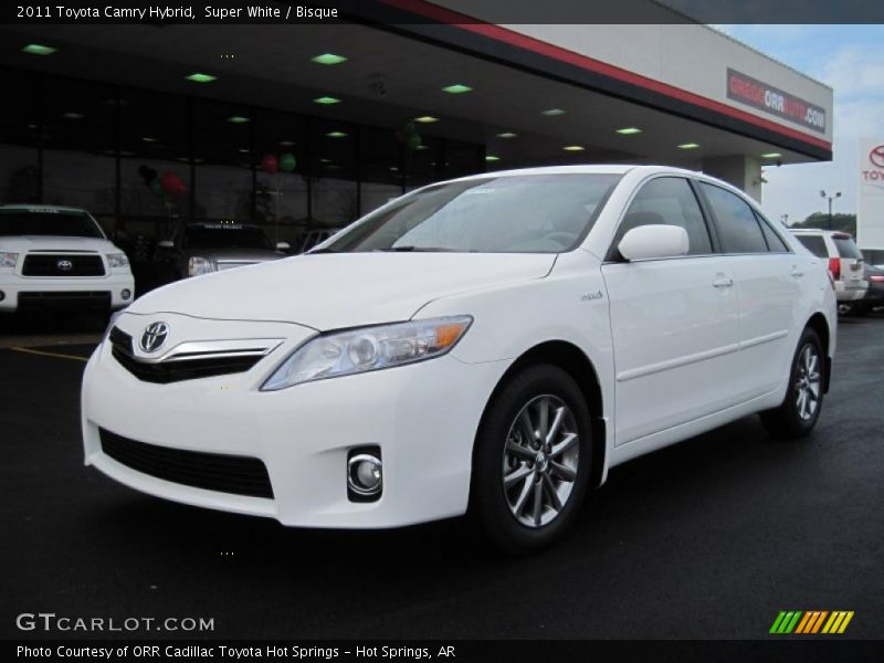 Super White / Bisque 2011 Toyota Camry Hybrid