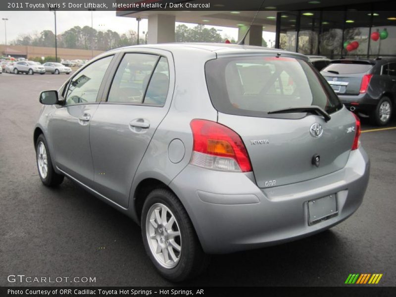 Meteorite Metallic / Dark Charcoal 2011 Toyota Yaris 5 Door Liftback