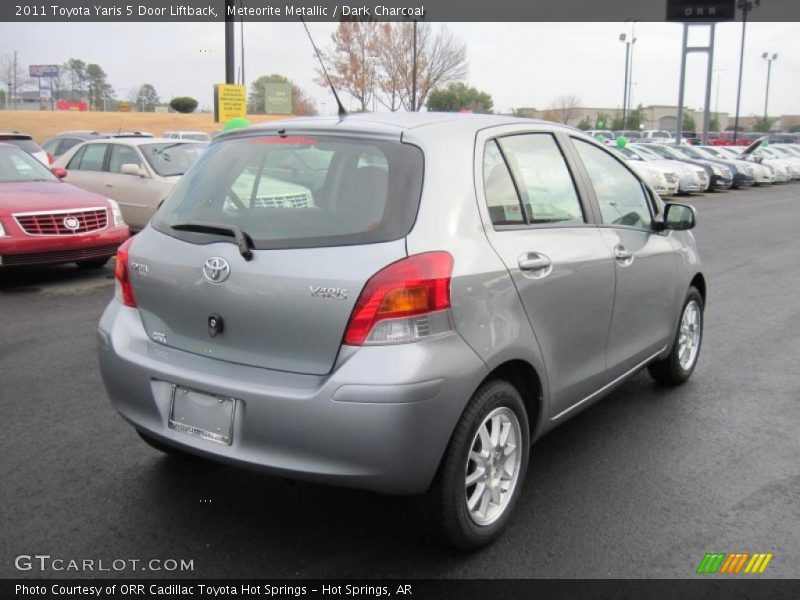 Meteorite Metallic / Dark Charcoal 2011 Toyota Yaris 5 Door Liftback