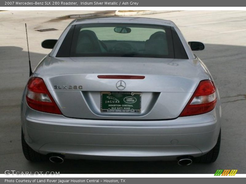 Iridium Silver Metallic / Ash Grey 2007 Mercedes-Benz SLK 280 Roadster