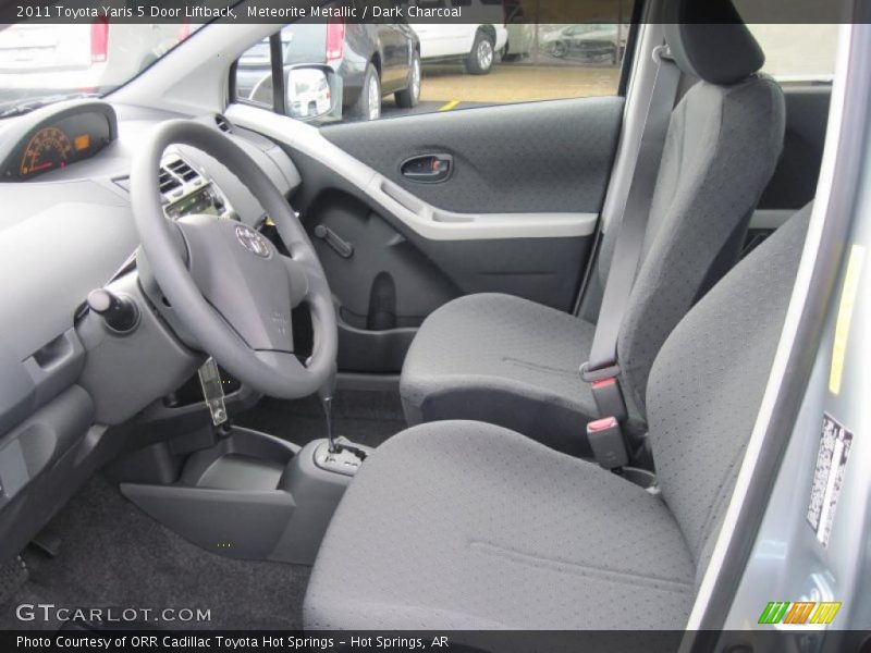  2011 Yaris 5 Door Liftback Dark Charcoal Interior