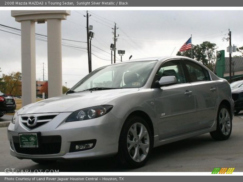 Sunlight Silver Metallic / Black 2008 Mazda MAZDA3 s Touring Sedan