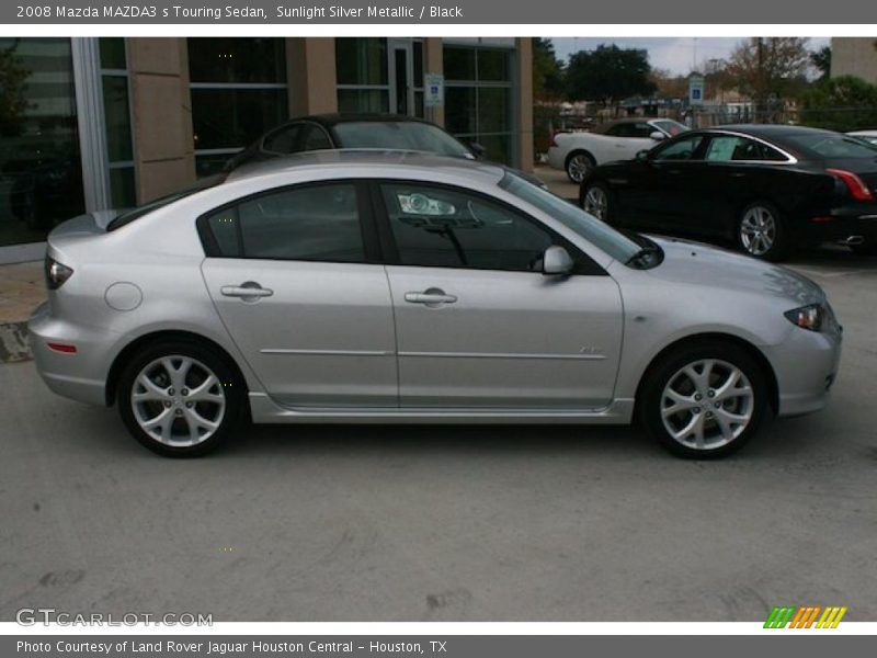 Sunlight Silver Metallic / Black 2008 Mazda MAZDA3 s Touring Sedan