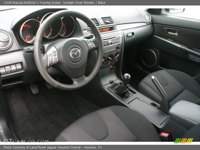 Black Interior - 2008 MAZDA3 s Touring Sedan 