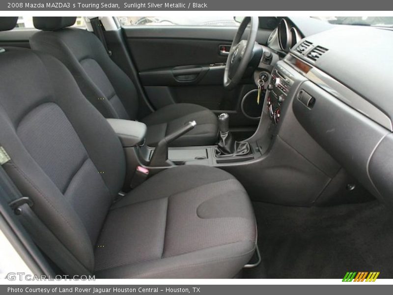  2008 MAZDA3 s Touring Sedan Black Interior