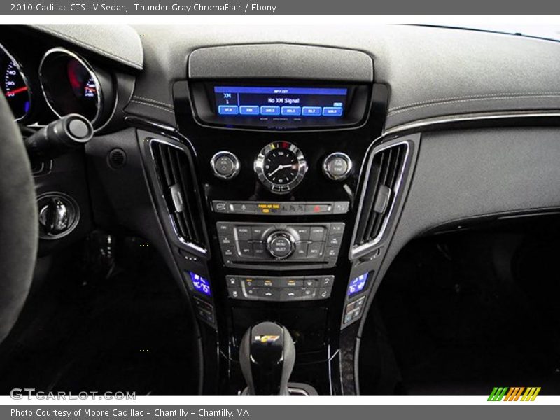 Controls of 2010 CTS -V Sedan