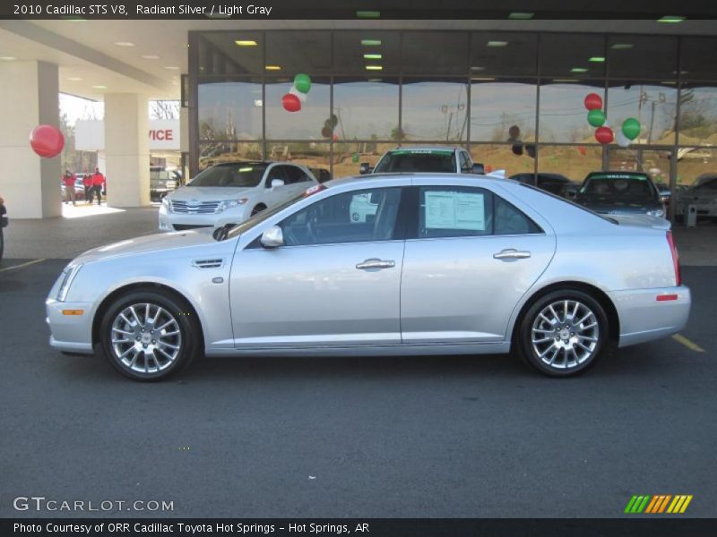 Radiant Silver / Light Gray 2010 Cadillac STS V8