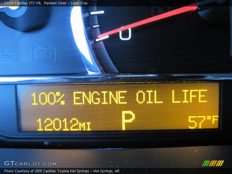 Radiant Silver / Light Gray 2010 Cadillac STS V8