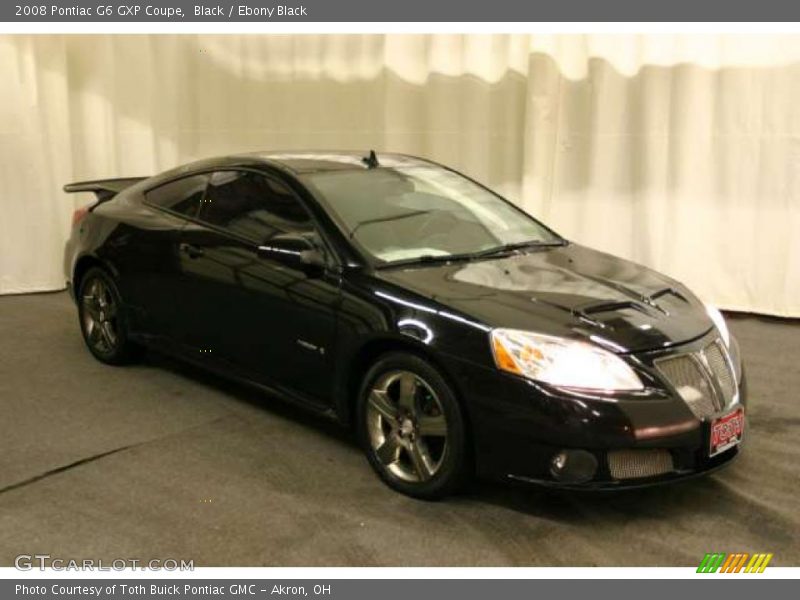 Black / Ebony Black 2008 Pontiac G6 GXP Coupe