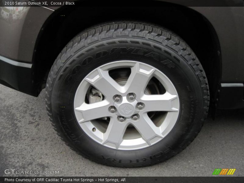 Cocoa / Black 2010 Saturn Outlook XE
