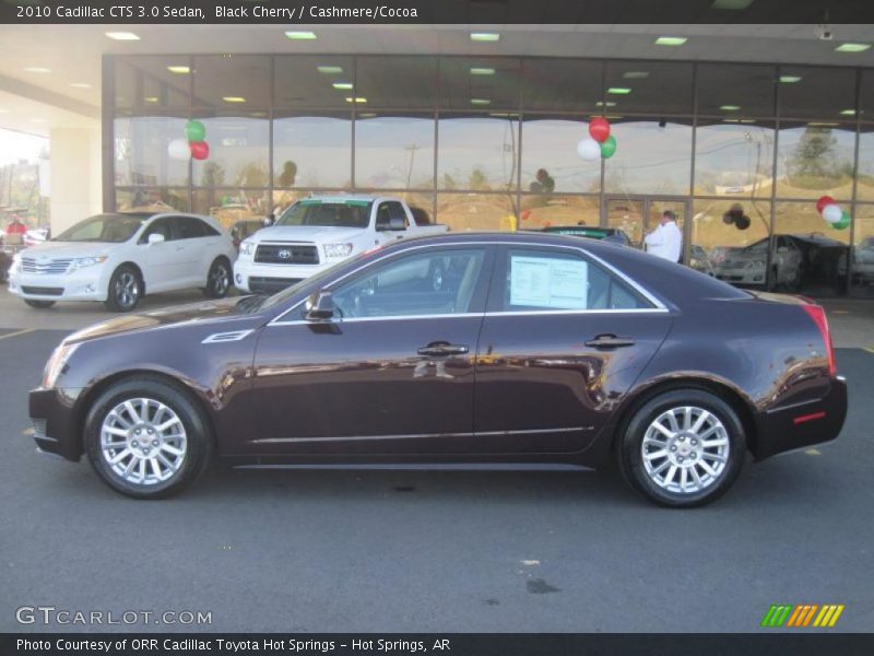 Black Cherry / Cashmere/Cocoa 2010 Cadillac CTS 3.0 Sedan