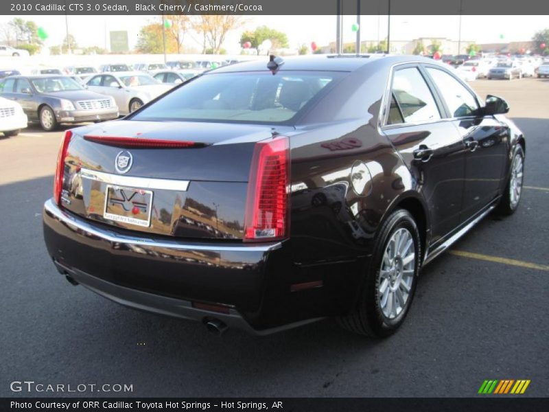 Black Cherry / Cashmere/Cocoa 2010 Cadillac CTS 3.0 Sedan