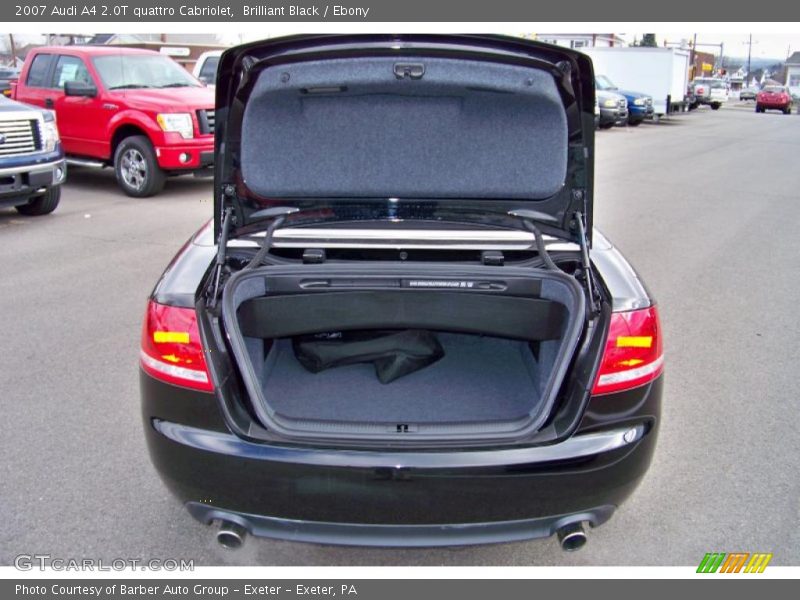 Brilliant Black / Ebony 2007 Audi A4 2.0T quattro Cabriolet