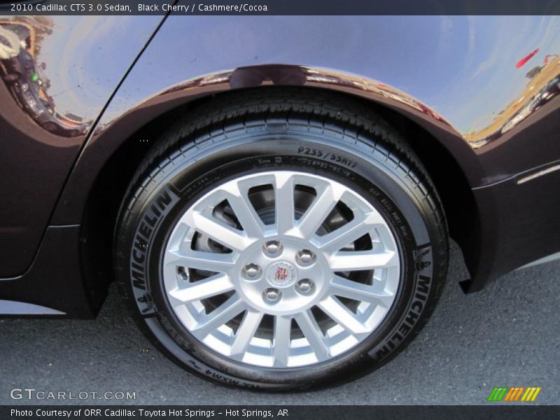 Black Cherry / Cashmere/Cocoa 2010 Cadillac CTS 3.0 Sedan