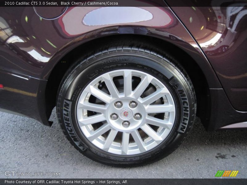 Black Cherry / Cashmere/Cocoa 2010 Cadillac CTS 3.0 Sedan