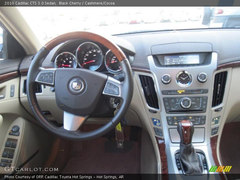 Black Cherry / Cashmere/Cocoa 2010 Cadillac CTS 3.0 Sedan
