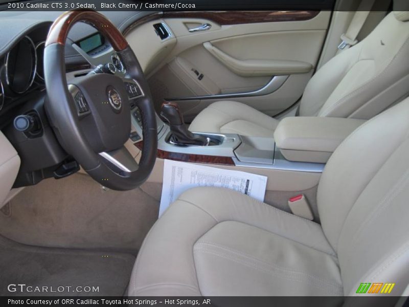 Black Cherry / Cashmere/Cocoa 2010 Cadillac CTS 3.0 Sedan
