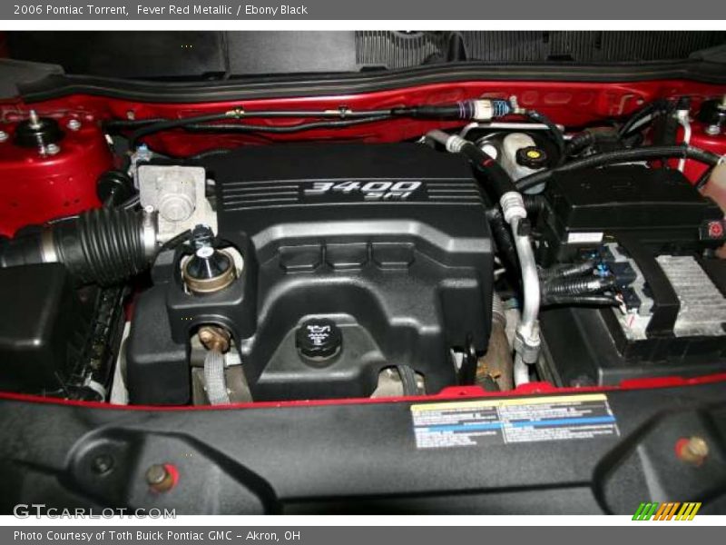 Fever Red Metallic / Ebony Black 2006 Pontiac Torrent