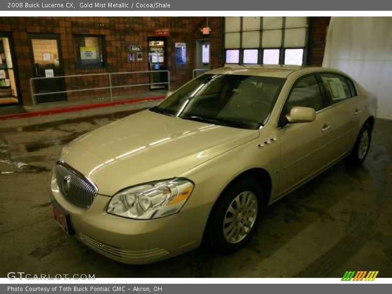 Gold Mist Metallic / Cocoa/Shale 2008 Buick Lucerne CX