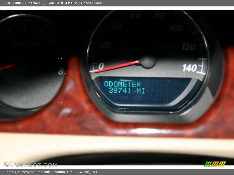Gold Mist Metallic / Cocoa/Shale 2008 Buick Lucerne CX