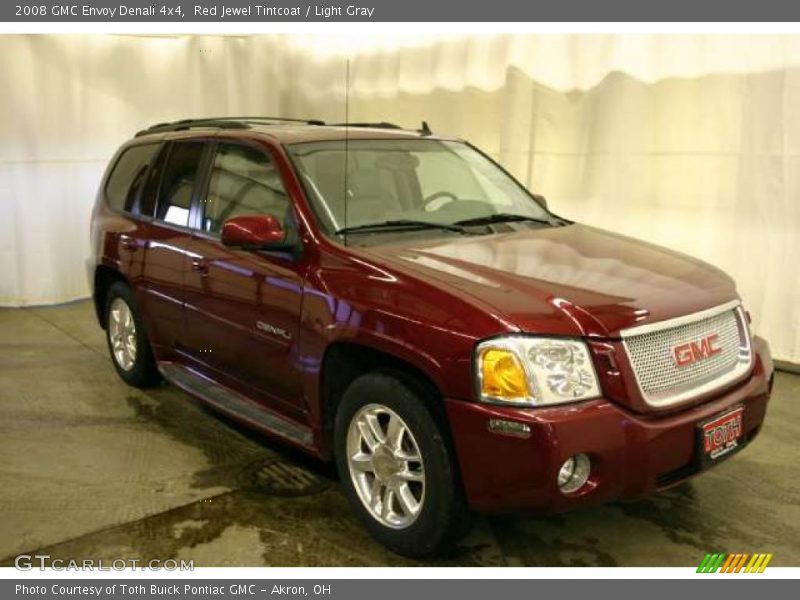 Red Jewel Tintcoat / Light Gray 2008 GMC Envoy Denali 4x4