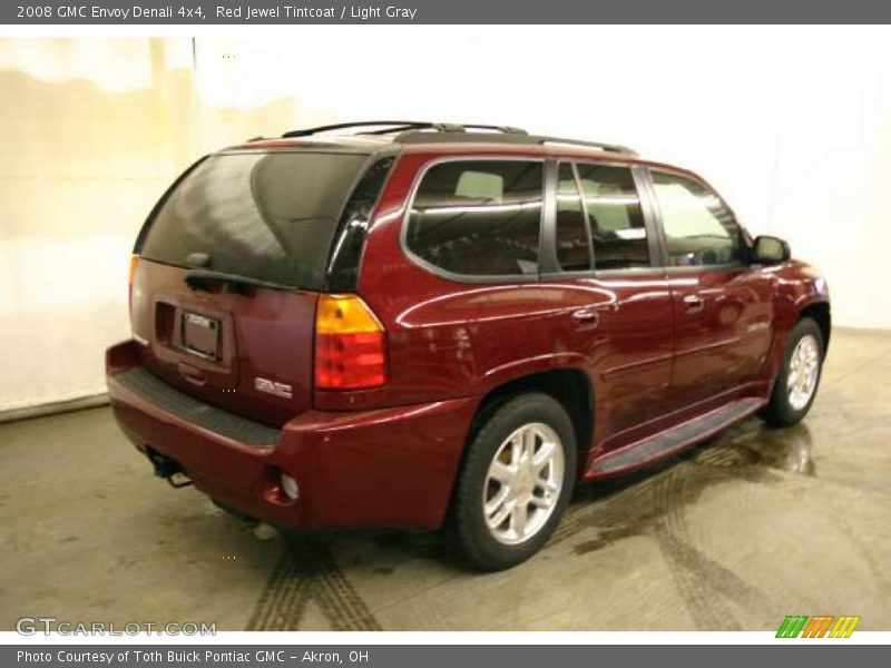 Red Jewel Tintcoat / Light Gray 2008 GMC Envoy Denali 4x4