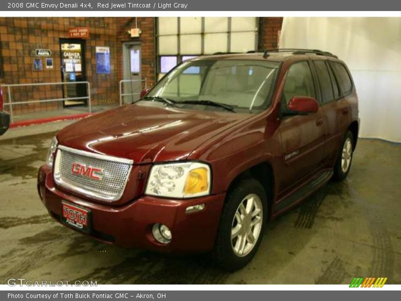 Red Jewel Tintcoat / Light Gray 2008 GMC Envoy Denali 4x4