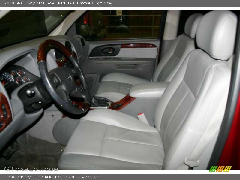 Red Jewel Tintcoat / Light Gray 2008 GMC Envoy Denali 4x4