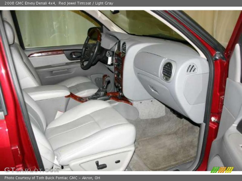 Red Jewel Tintcoat / Light Gray 2008 GMC Envoy Denali 4x4