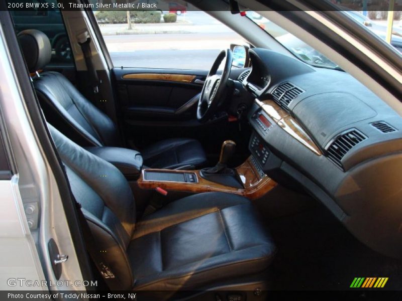 Titanium Silver Metallic / Black 2006 BMW X5 3.0i