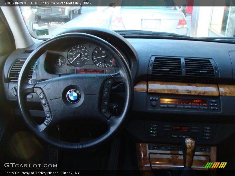 Titanium Silver Metallic / Black 2006 BMW X5 3.0i